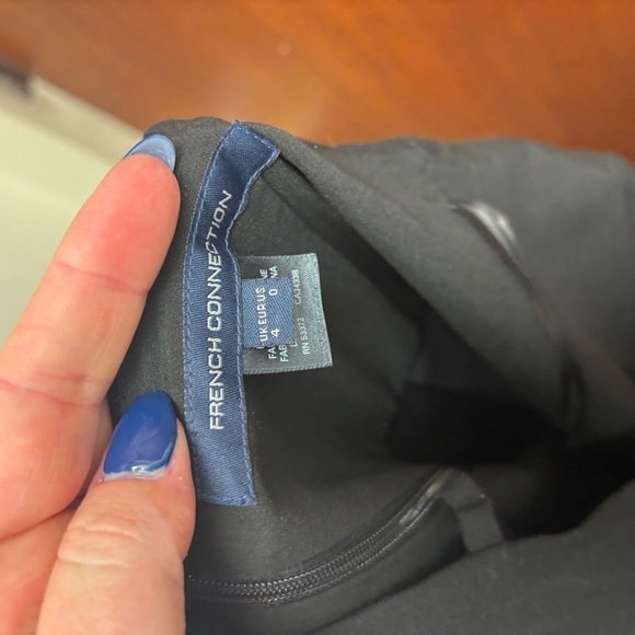 French Connection Whisper Ruffle Hem Dress - Picture 10 of 11